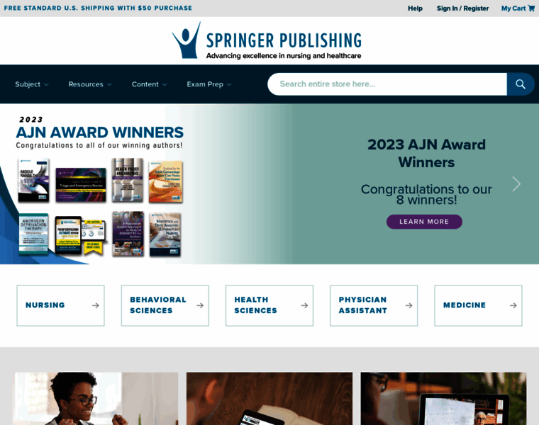 Springerpub.com thumbnail