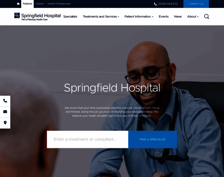 Springfieldhospital.co.uk thumbnail