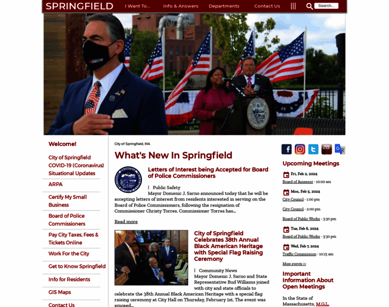 Springfieldma.gov thumbnail