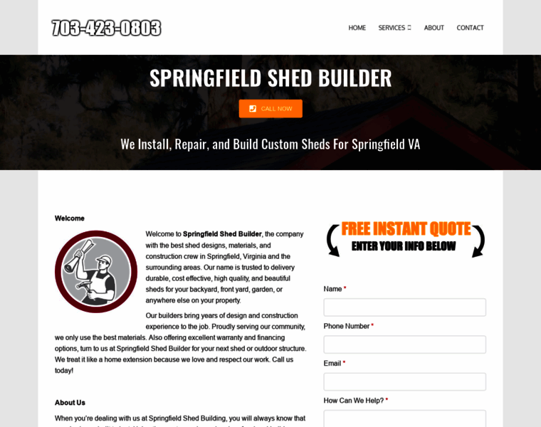 Springfieldshedbuilder.com thumbnail