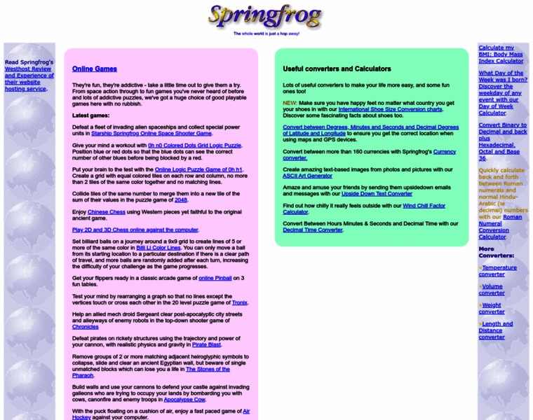 Springfrog.com thumbnail