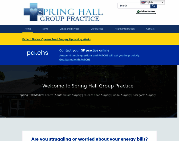 Springhallgrouppractice.co.uk thumbnail