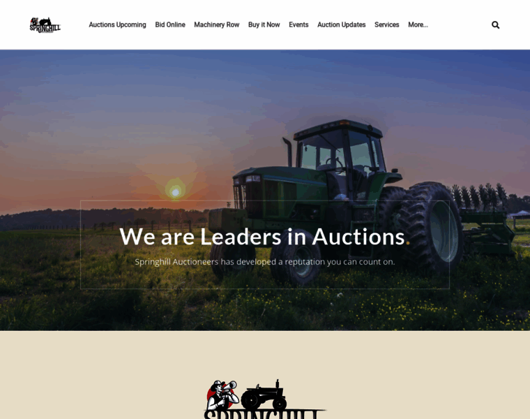 springhillauctioneers.com at WI. Springhill Auctioneers | Serving ...