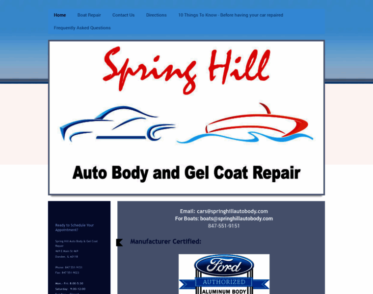 Springhillautobody.com thumbnail