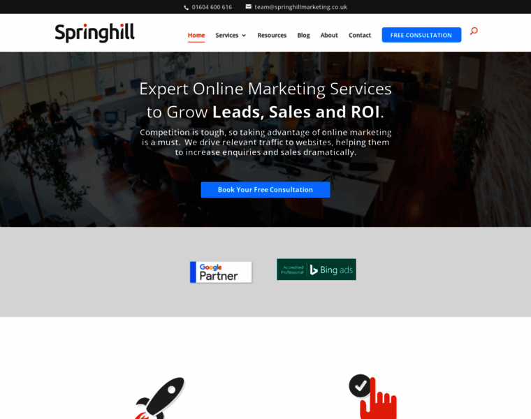 Springhillmarketing.co.uk thumbnail