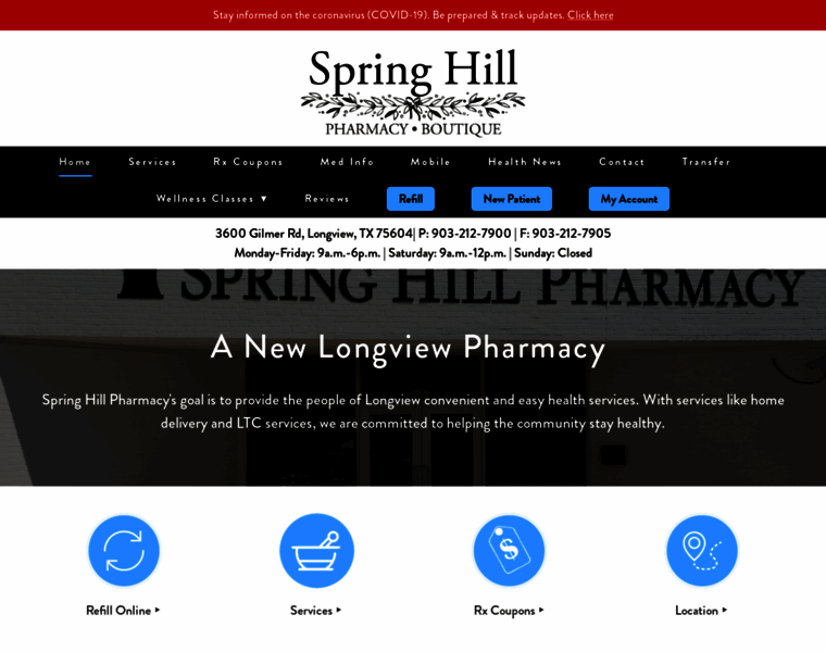 Springhillpharmacy.net thumbnail