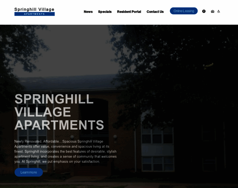 Springhillvillageapartments.com thumbnail