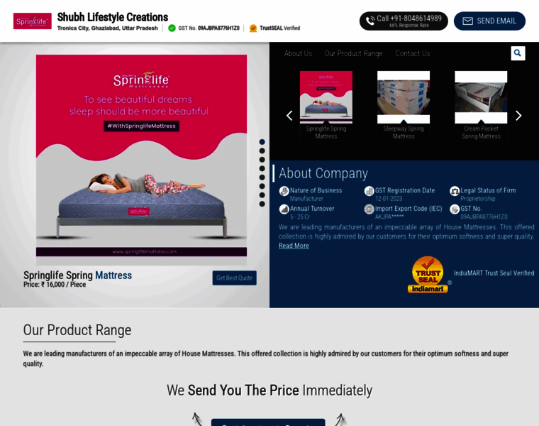 Springlifemattress.in thumbnail Springlifemattress.in thumbnail