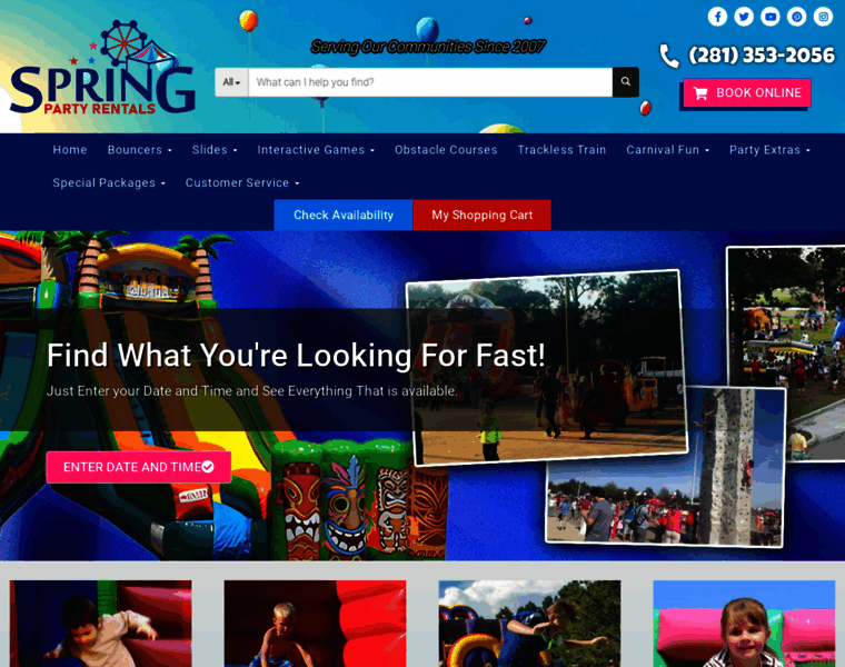 Springpartyrental.com thumbnail