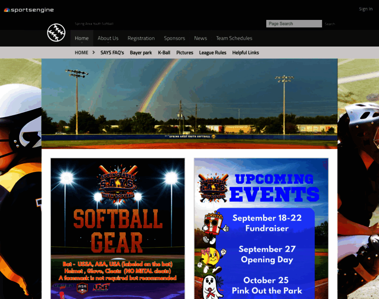 Springsoftball.org thumbnail