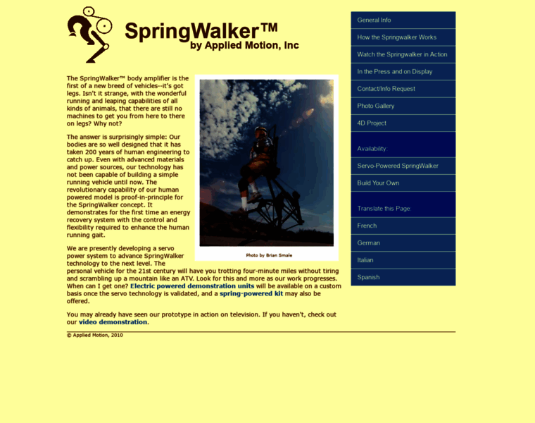 Springwalker.com thumbnail
