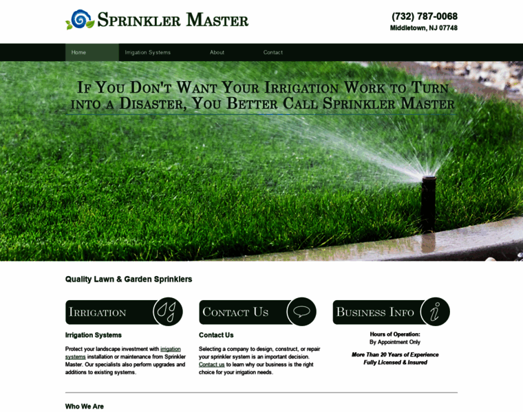 Sprinklermasterirrigation.com thumbnail