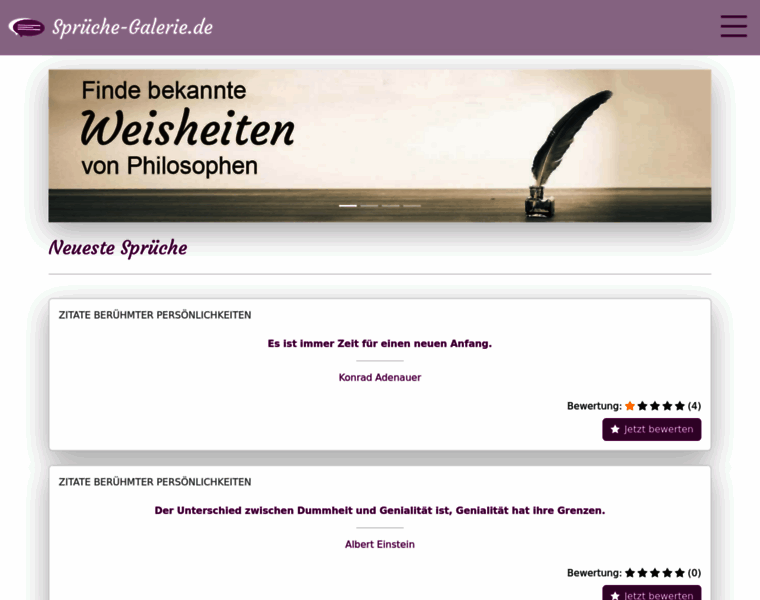 Sprueche-galerie.de thumbnail