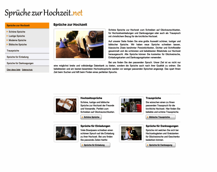 Spruechezurhochzeit.net thumbnail