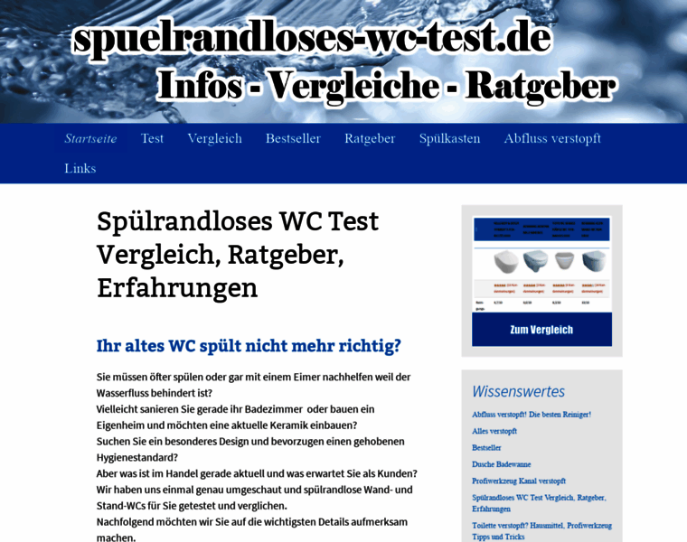 Spuelrandloses-wc-test.de thumbnail