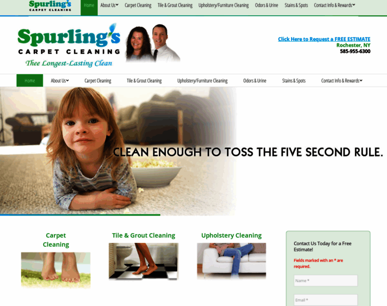 Spurlingscarpetcleaning.com thumbnail
