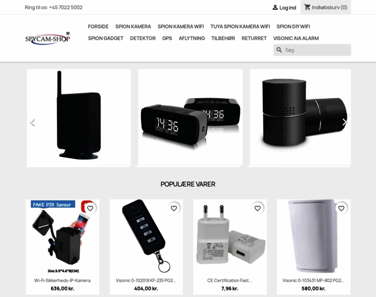 Spycam-shop.dk thumbnail