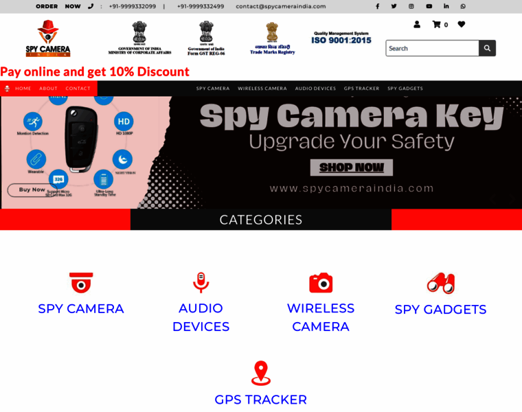 Spycameraindia.com thumbnail