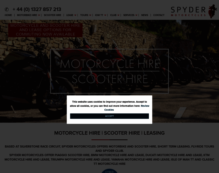 Spydermotorcycles.co.uk thumbnail