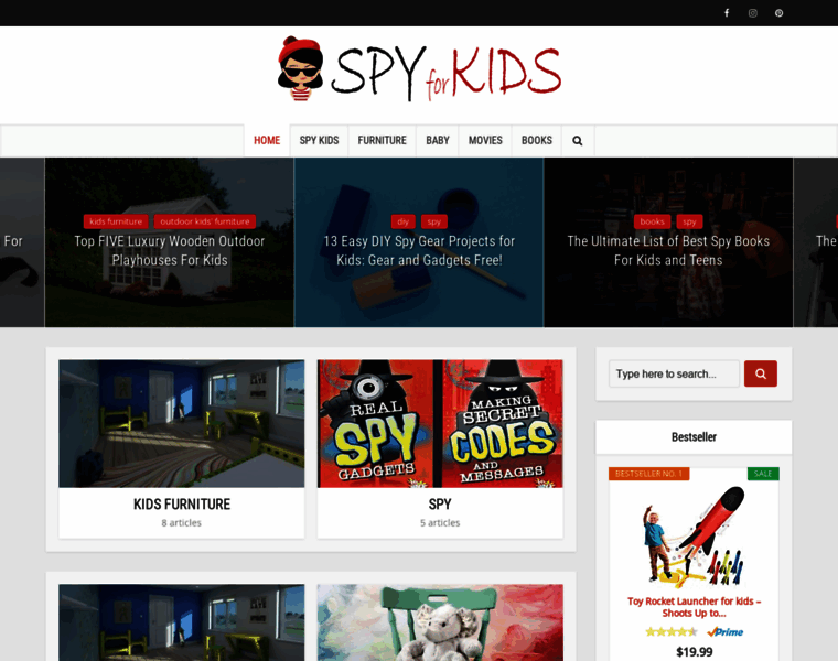 Spyforkids.com thumbnail