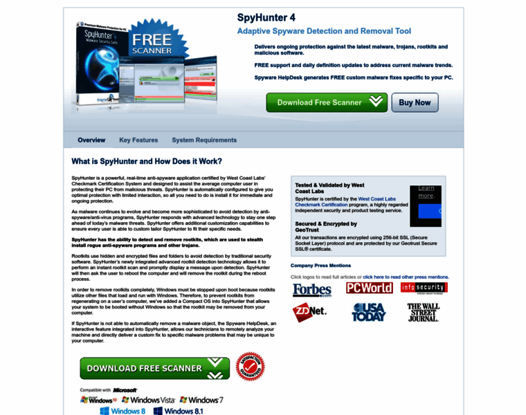 Spyhuntersoftware.com thumbnail
