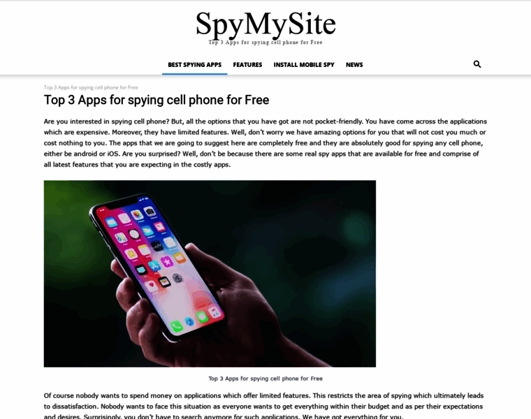 Spymysite.com thumbnail