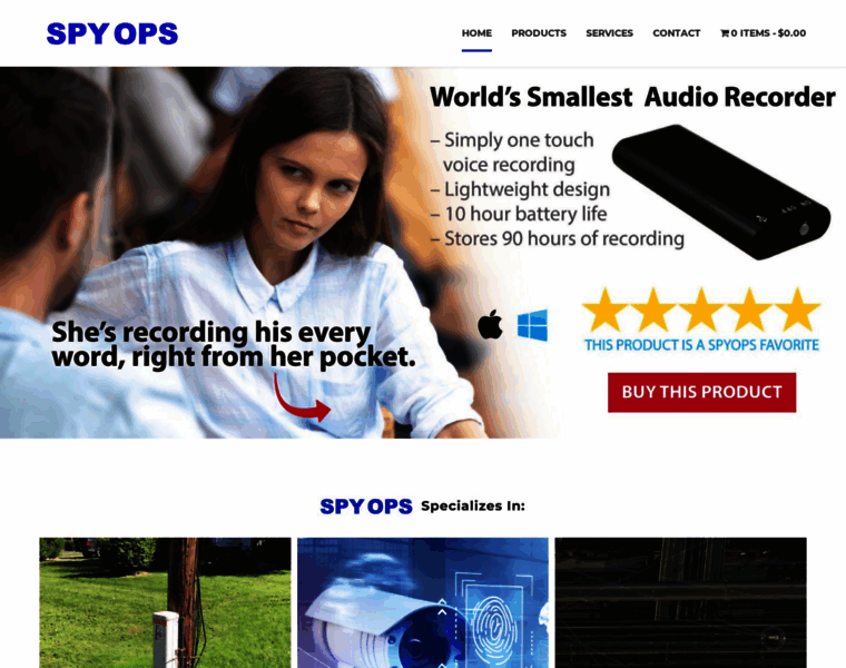 Spyopsshop.com thumbnail