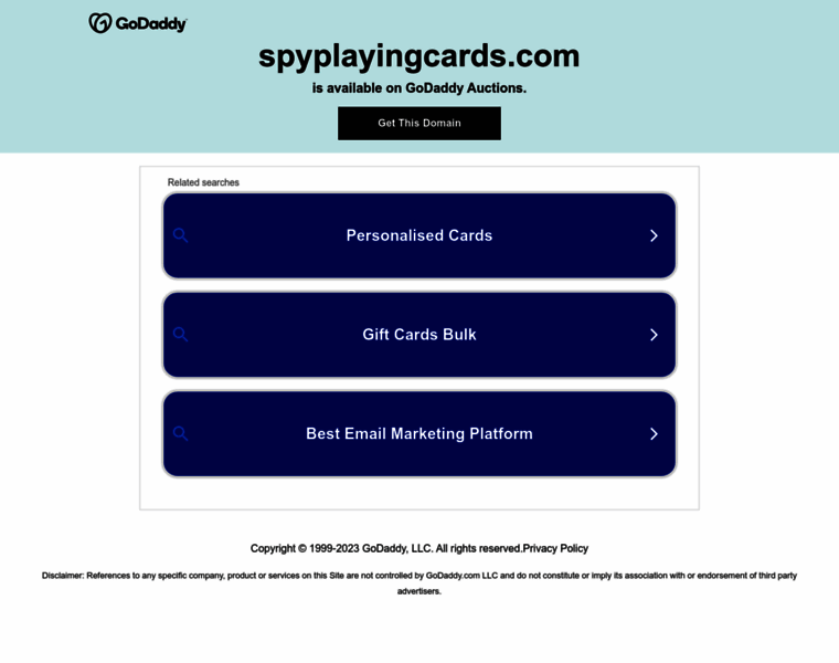 Spyplayingcards.com thumbnail
