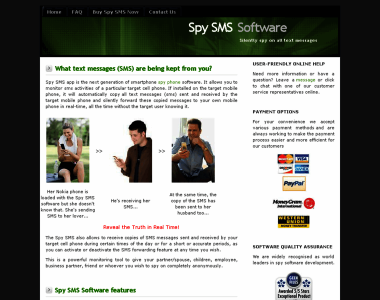 Spysmssoftware.com thumbnail