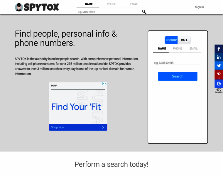 Spytox.com thumbnail