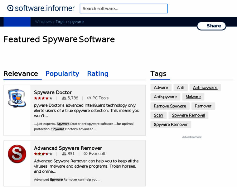 Spyware.software.informer.com thumbnail