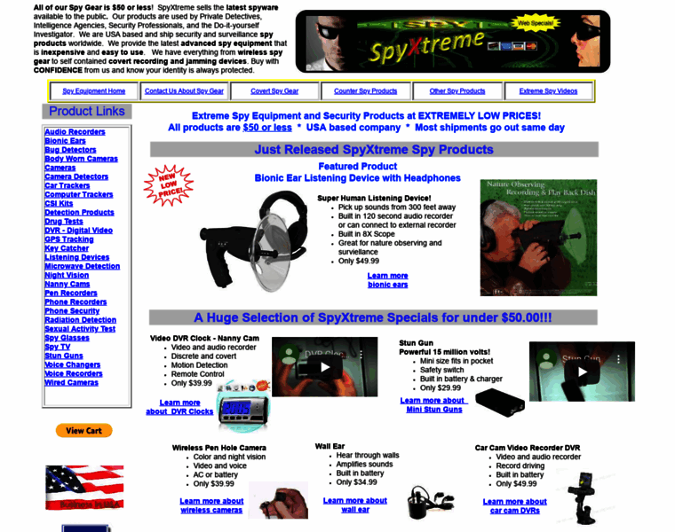 Spyxtreme.com thumbnail