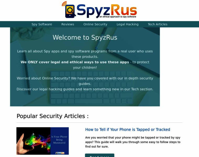 Spyzrus.com thumbnail
