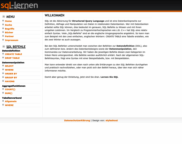 Sql-lernen.de thumbnail