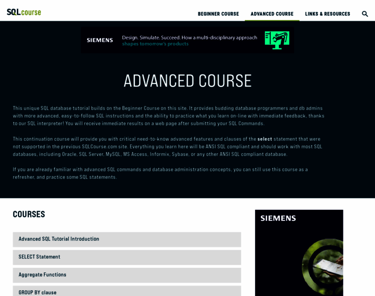 Sqlcourse2.com thumbnail Sqlcourse2.com thumbnail