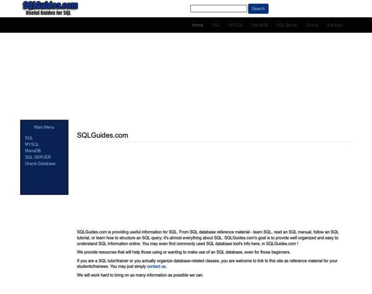 Sqlguides.com thumbnail