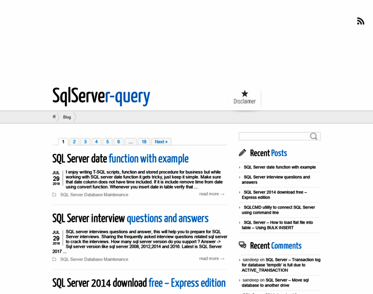 Sqlserver-query.com thumbnail