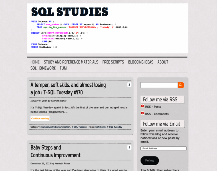 Sqlstudies.com thumbnail