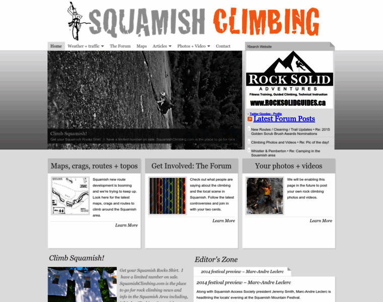 Squamishclimbing.com thumbnail