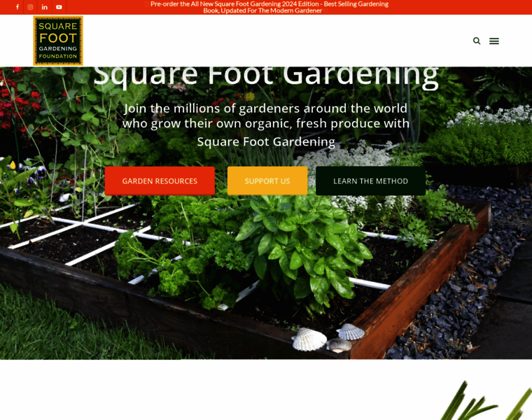 Squarefootgardening.org thumbnail