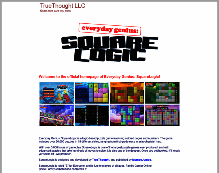 Squarelogicgame.com thumbnail