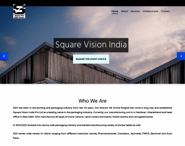 Squarevisionindia.com thumbnail