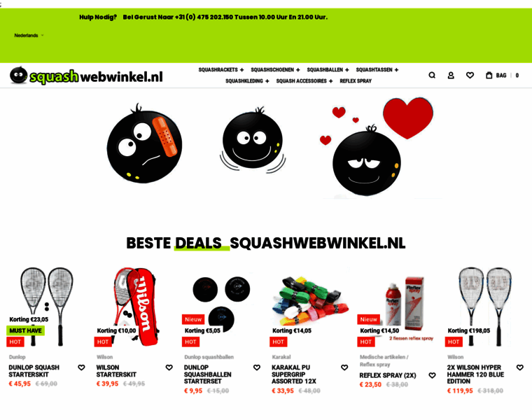 Squashwebwinkel.nl thumbnail