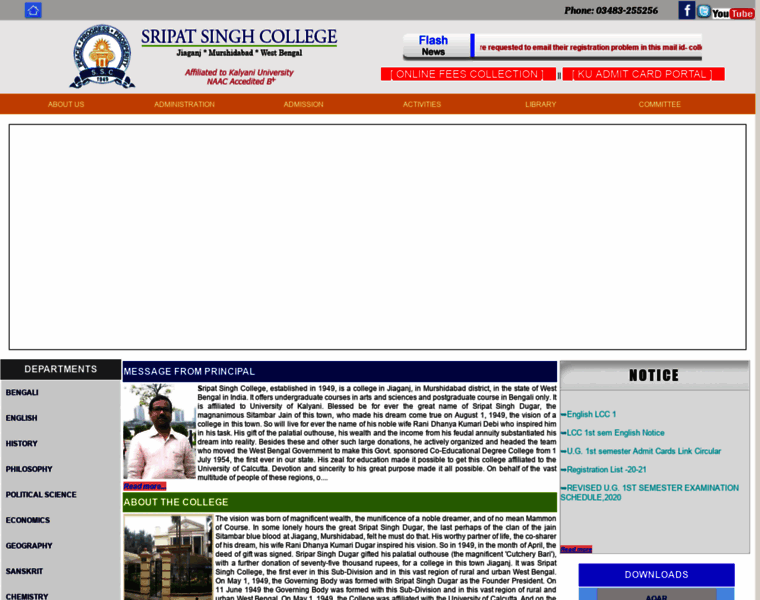 Sripatsinghcollege.org thumbnail