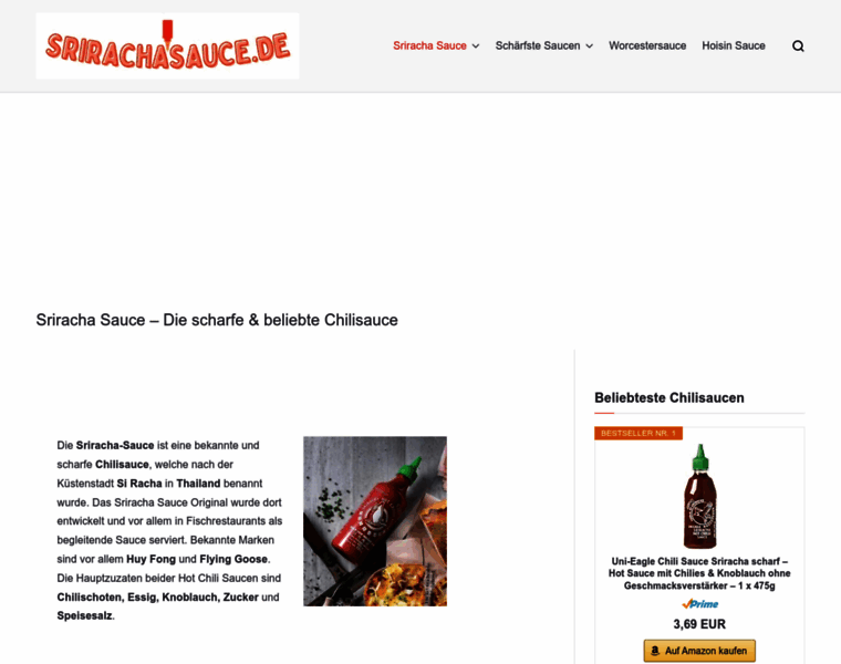 Srirachasauce.de thumbnail