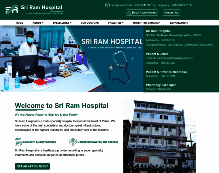 Sriramhospital.in thumbnail