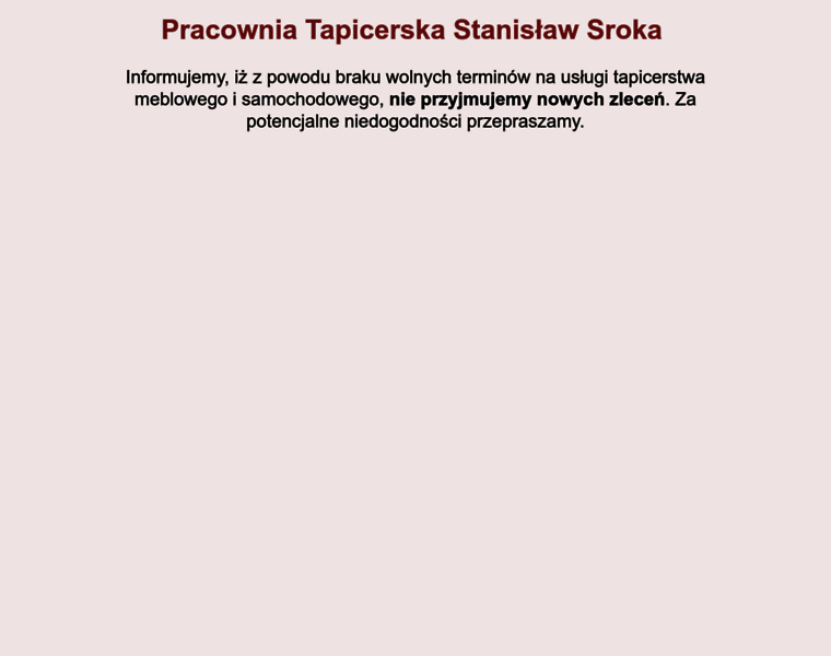 Sroka-tapicer.pl thumbnail