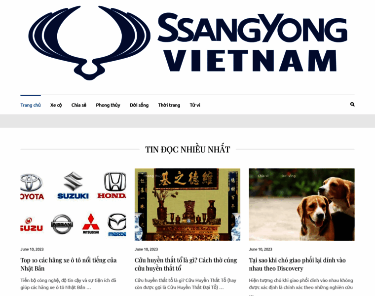 Ssangyongvietnam.com.vn thumbnail