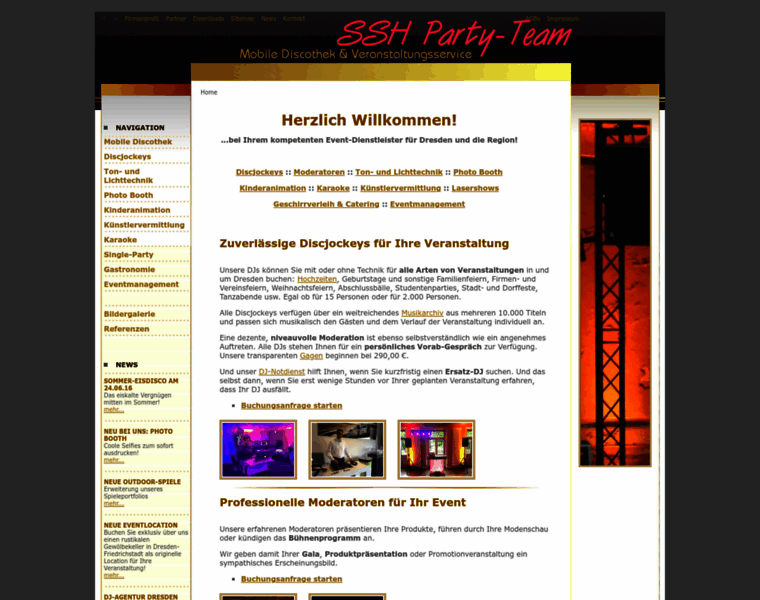 Ssh-party-team.de thumbnail