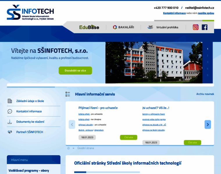 Ssinfotech.cz thumbnail